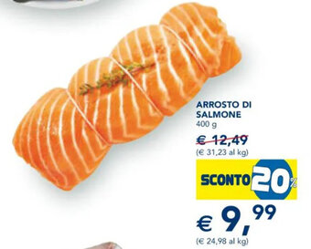 Esselunga Arrosto di Salmone 400 g offerta