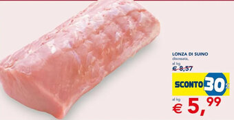 Esselunga Lonza di Suino Disossata offerta