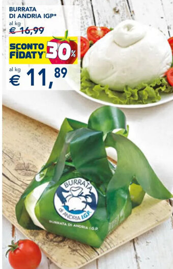 Esselunga Burrata di Andria IGP offerta