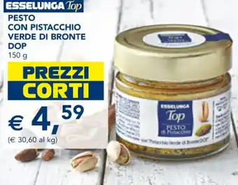 Esselunga Top Pesto Con Pistacchio Verde di Bronte DOP 150 g
