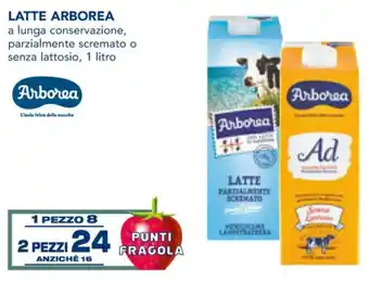 Esselunga Arborea Latte A Lunga Conservazione, Parzialmente Scremato o Senza Lattosio 1 Litro offerta