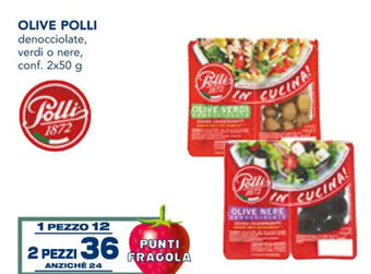 Esselunga Olive Polli Denocciolate, Verdi o Nere Conf. 2x50 g offerta