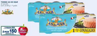 Esselunga As do Mar Tonno Al Naturale, Conf. 2x160 g + 1 Gratis offerta
