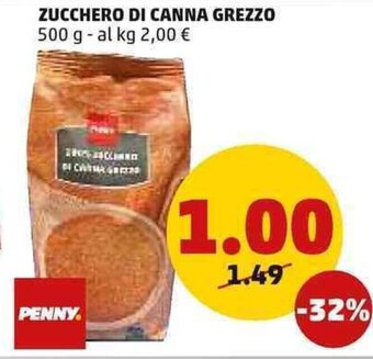 PENNY Penny Zucchero di Canna Grezzo 500 g offerta