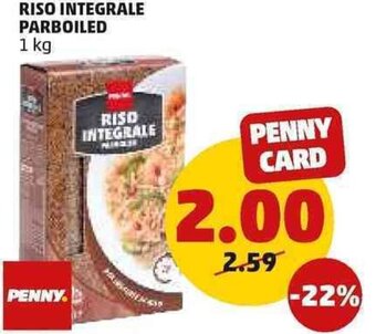PENNY Penny Riso Integrale Parboiled 1 kg offerta