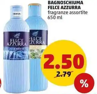PENNY Felce Azzurra Bagnoschiuma Fragranze Assortite 650 ml offerta
