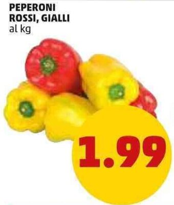 PENNY Peperoni Rossi, Gialli offerta