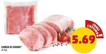 PENNY Lonza di Suino offerta