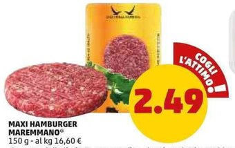 PENNY Maxi Hamburger Maremmano 150 g offerta