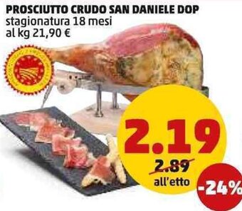 PENNY Prosciutto Crudo San Daniele DOP Stagionatura 18 Mesi offerta