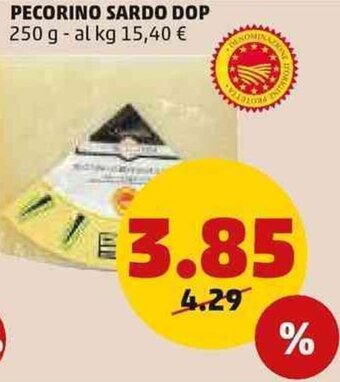 PENNY Pecorino Sardo DOP 250 g offerta