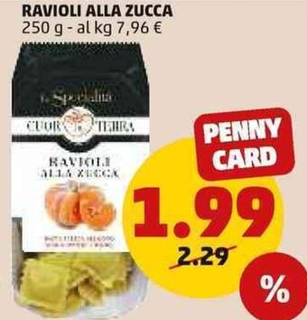PENNY Ravioli Alla Zucca 250 g offerta