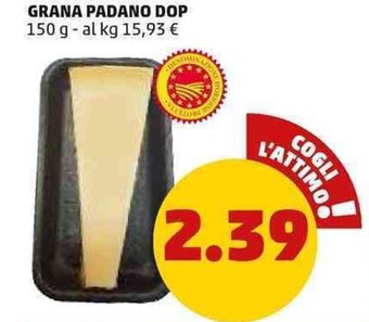 PENNY Grana Padano DOP 150 g offerta