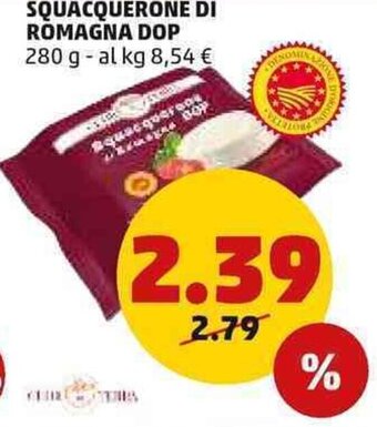 PENNY Squacquerone di Romagna DOP 280 g offerta