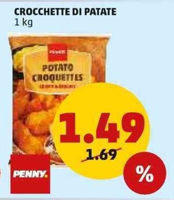 PENNY Penny Crocchette di Patate 1 kg offerta