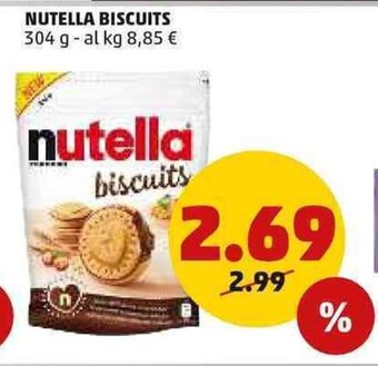 PENNY Nutella Biscuits 304 g offerta