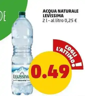 PENNY Levissima Acqua Naturale 2 L offerta