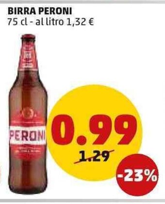 PENNY Birra Peroni 75 cl offerta