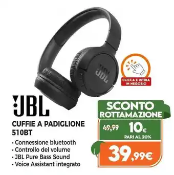 Expert JBL Cuffie a Padiglione 510BT offerta