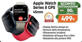Expert Apple Watch Series 8 GPS 45mm offerta
