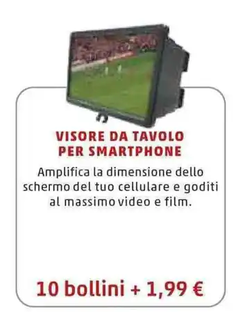 PENNY Visore Da Tavolo Per Smartphone 10 bollini offerta