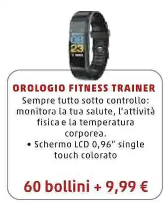 Orologio Fitness Trainer 60 bollini