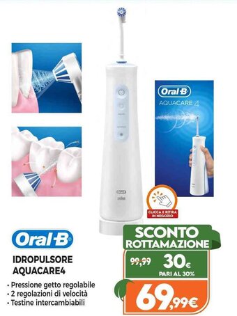 Expert Oral-B Idropulsore Aquacare4 offerta