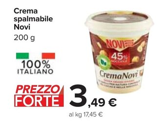 Carrefour Novi Crema spalmabile 200 g offerta