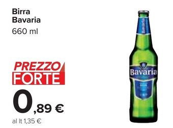 Carrefour Birra Bavaria 660 ml offerta