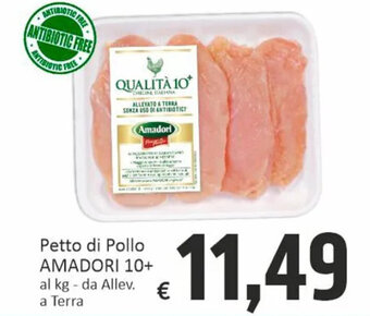 Paghi Poco Amadori 10+ Petto di Pollo offerta