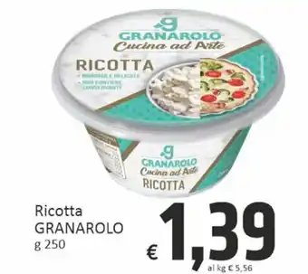 Paghi Poco Granarolo Ricotta g 250 offerta