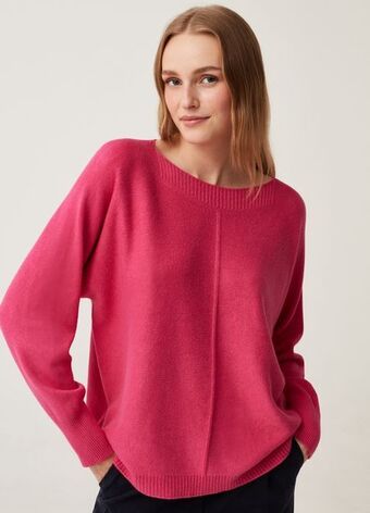 Maglia con cucitura in rilievo hybrid