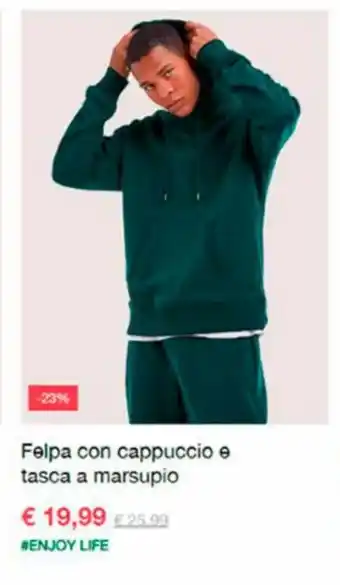 Alcott Felpa con cappuccio e tasca a marsupio offerta
