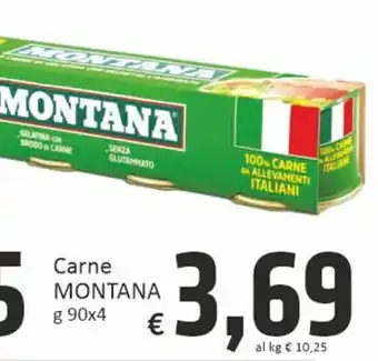 Paghi Poco Montana Carne g 90x4 offerta