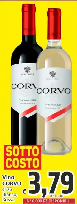 Paghi Poco Corvo Vino cl 75 Bianco, Rosso offerta