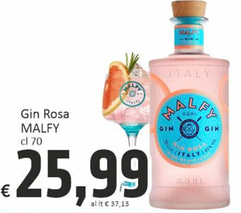 Paghi Poco Malfy Gin Rosa cl 70 offerta
