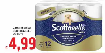 Paghi Poco Scottonelle Carta Igienica x12 Rotoli offerta
