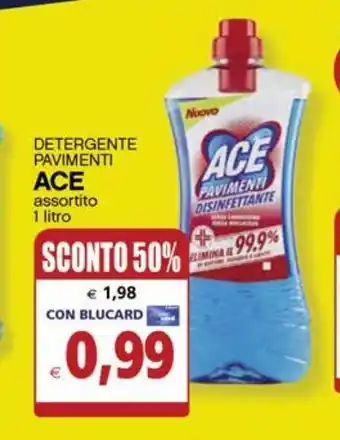 Il Gigante Detergente pavimenti ace offerta
