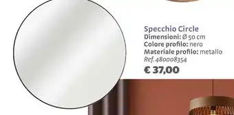 Bricocenter Specchio circle offerta