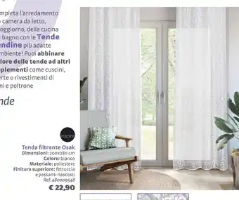 Bricocenter Tenda filtrante osak offerta