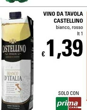 Basko Castellino Vino offerta