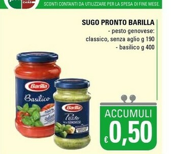 Basko Barilla Pesto offerta