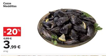 Carrefour Cozze Nieddittas offerta