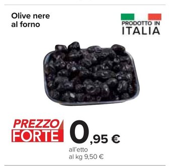 Carrefour Olive nere al forno offerta
