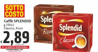 Splendid Caffè g 250x2 Classico, Ricco