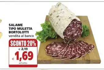 Il Gigante Salame tipo muletta bortolotti offerta