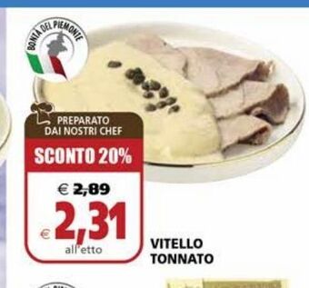 Il Gigante Vitello tonnato offerta