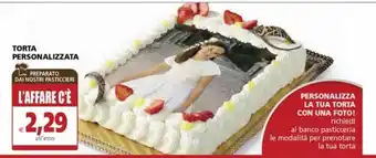 Il Gigante Torta personalizzata offerta