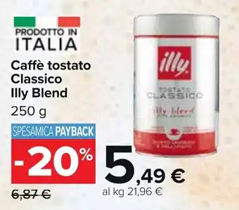 Carrefour Illy Blend Caffè Tostato Classico 250 g offerta