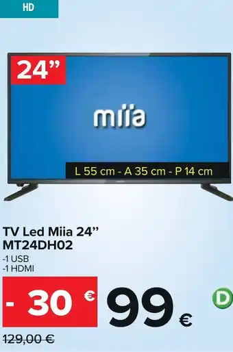 Miia 24" TV LED MT24DH02